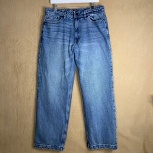 Original Use Men's Baggy Relaxed Fit Blue Denim Jeans Size 34W x 32L Casual EUC